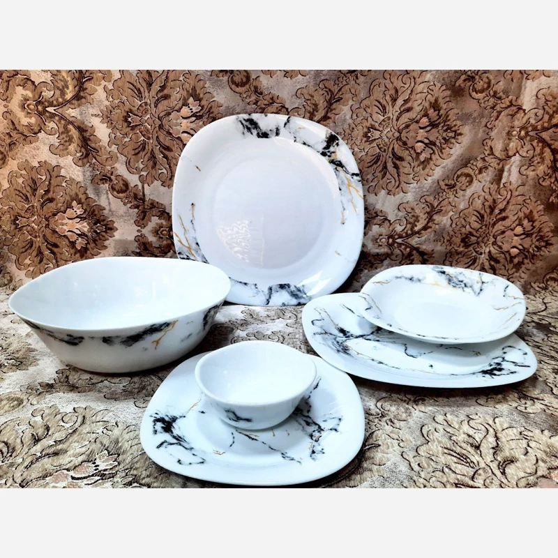 سرویس غذا خوری آرکوپال مربع مدل سنگی